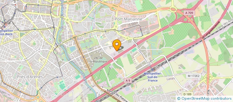 localisation de l'entreprise SARL RESIBAT à MONTPELLIER