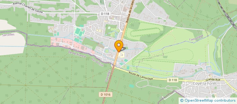 localisation de l'entreprise SARL RESID CLAIREFONT CHANTILLY LAMORLAY à LAMORLAYE