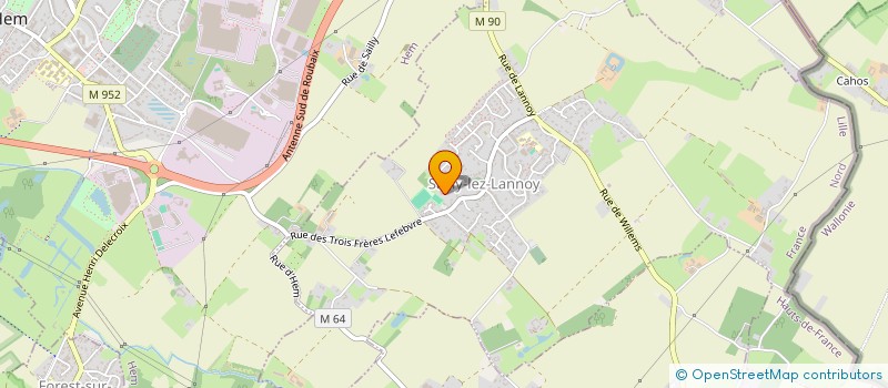 localisation de l'entreprise SARL RESIDENCE DE SAILLY  SAILLY-LEZ-LANNOY