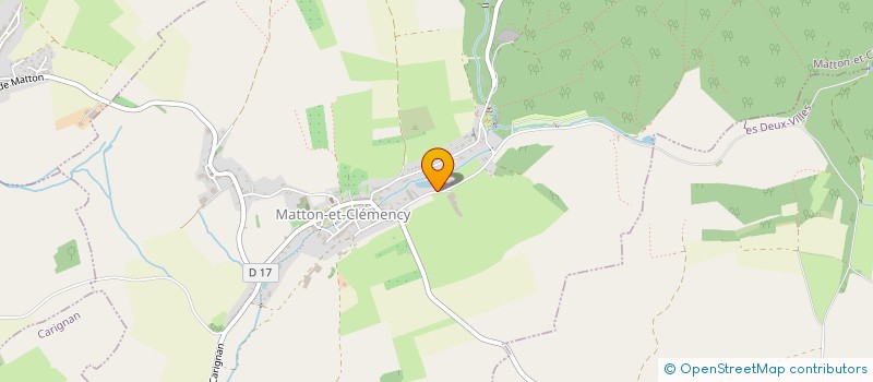 localisation de l'entreprise SARL RESIDENCE DU BANEL  MATTON-ET-CLEMENCY