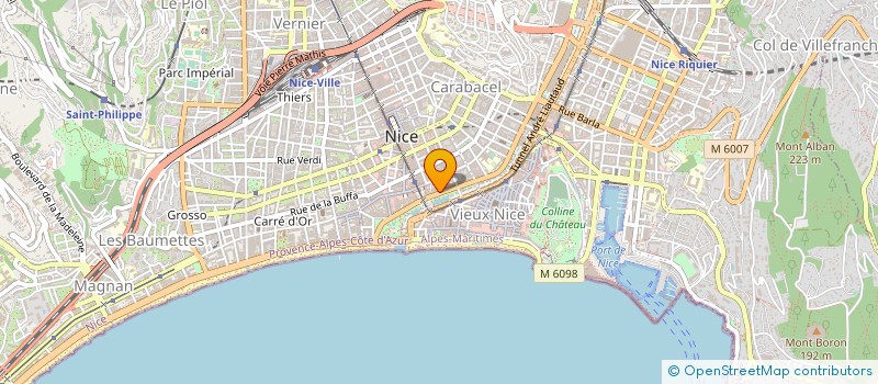 localisation de l'entreprise SARL RESIDENCE PRIVILEGE à NICE