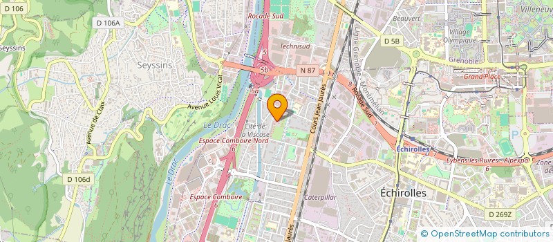 localisation de l'entreprise SARL RESIDENCES DE FRANCE  ECHIROLLES