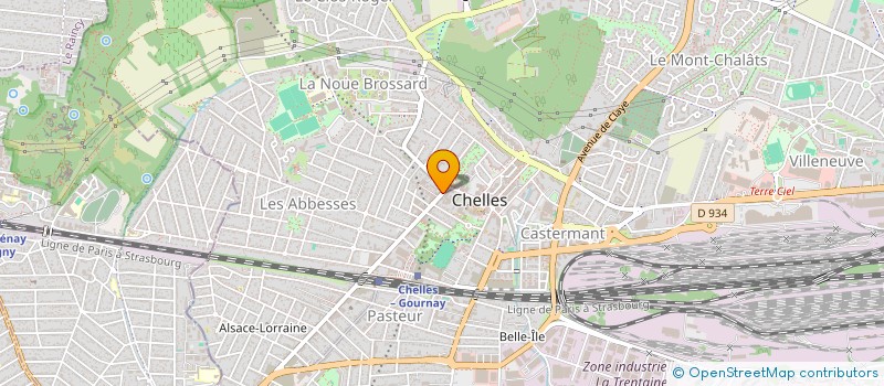 localisation de l'entreprise SARL RESISTANCE  CHELLES