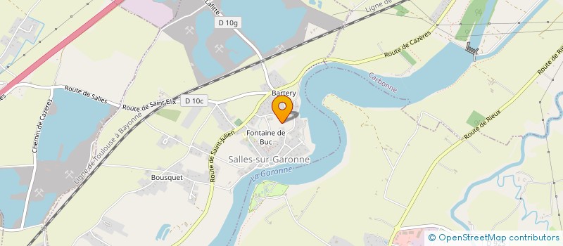 localisation de l'entreprise SARL RESPAUD ALAIN  MARQUEFAVE