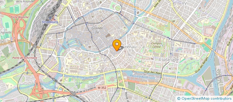 localisation de l'entreprise SARL RESTAURANT A DEUX MAINS à STRASBOURG