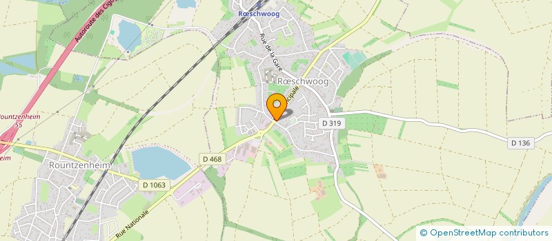 localisation de l'entreprise SARL RESTAURANT A LA COURONNE  ROPPENHEIM