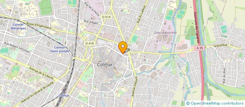 localisation de l'entreprise SARL RESTAURANT ADRIATICO  COLMAR