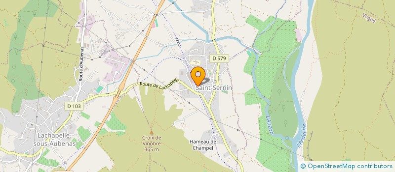 localisation de l'entreprise SARL RESTAURANT DE LA GARE  SAINT-SERNIN