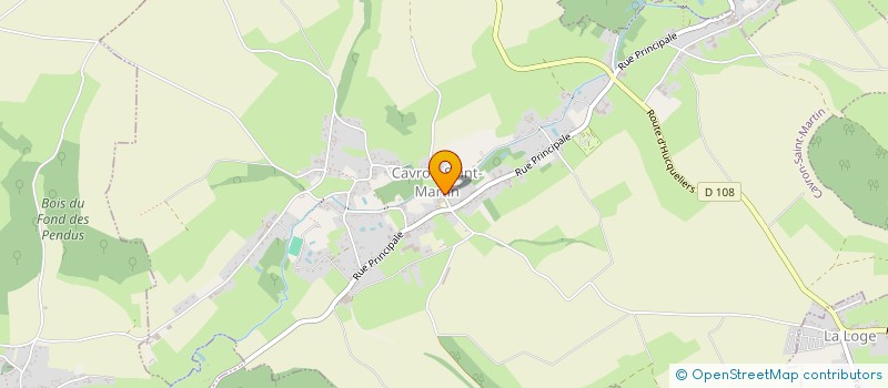 localisation de l'entreprise SARL RESTAURANT DE LA PLANQUETTE  CAVRON-SAINT-MARTIN