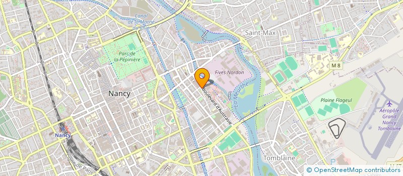 localisation de l'entreprise SARL RESTAURANT DES NOUVEAUX ABATTOIRS à NANCY