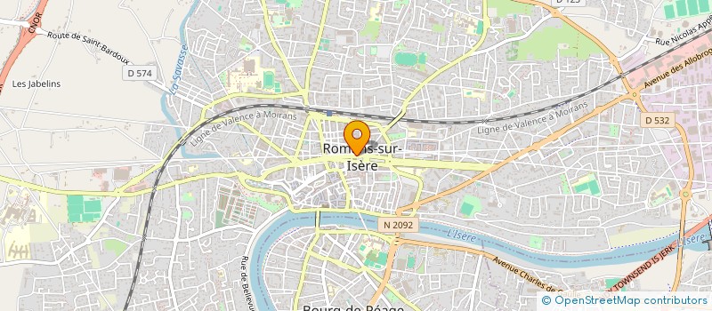 localisation de l'entreprise SARL RESTAURANT DU MARCHE  ROMANS-SUR-ISERE