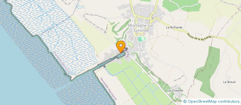 localisation de l'entreprise SARL RESTAURANT DU PORT DE MORTAGNE  MORTAGNE-SUR-GIRONDE
