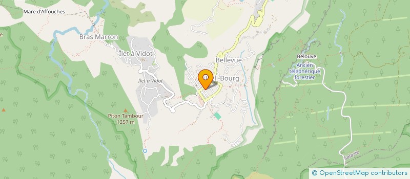 localisation de l'entreprise SARL RESTAURANT ET GITE ALICE  SALAZIE