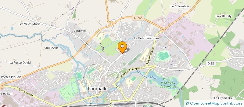localisation de l'entreprise SARL RESTAURANT FAGE à LAMBALLE-ARMOR