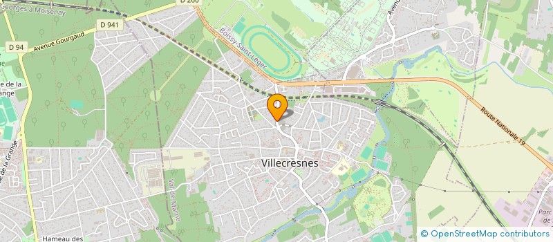 localisation de l'entreprise SARL RESTAURANT L'OEIL DE PERDREAU  VILLECRESNES