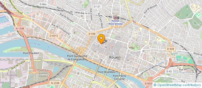 localisation de l'entreprise SARL RESTAURANT LA MER  ROUEN
