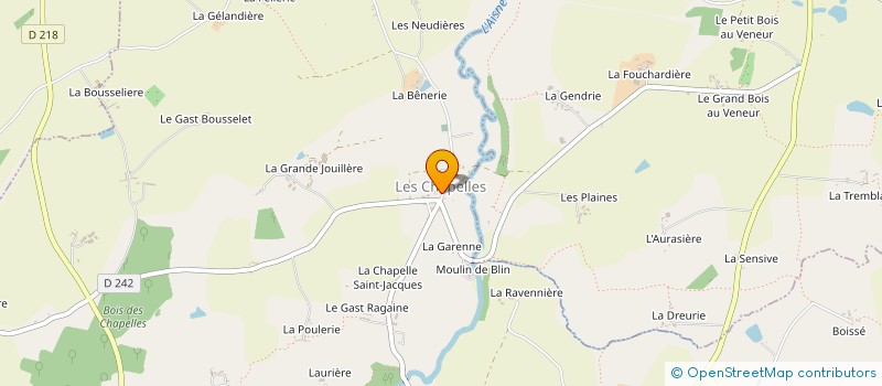 localisation de l'entreprise SARL RESTAURANT LE CASTEL  CHARCHIGNE