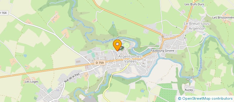 localisation de l'entreprise SARL RESTAURANT LE LAC D'HAUTIBUS  ARGENTONNAY