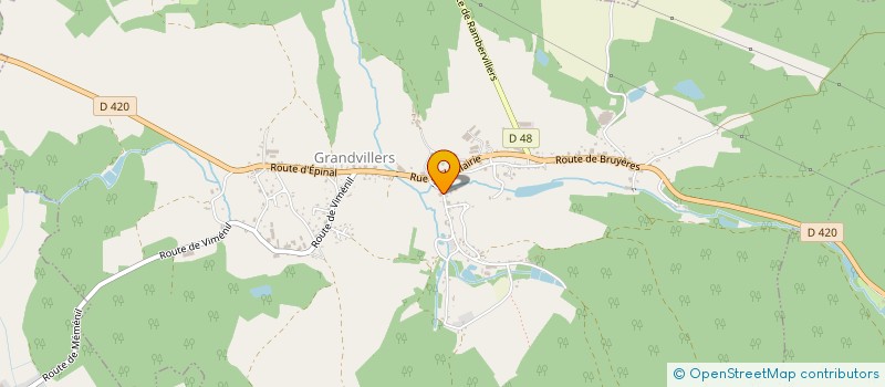 localisation de l'entreprise SARL RESTAURANT LE LYCEEN  GRANDVILLERS