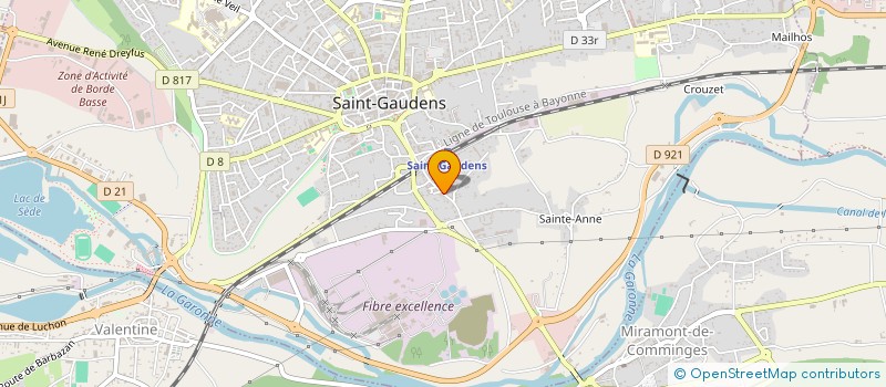 localisation de l'entreprise SARL RESTAURANT LE TIFANO  SAINT-GAUDENS