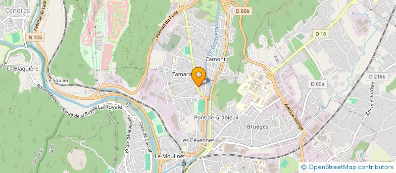 localisation de l'entreprise SARL RESTAURANT LES OLIVADES  ALES