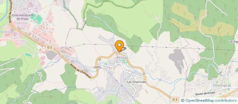 localisation de l'entreprise SARL RESTAURANT LOUS ESCLOS  ALISSAS