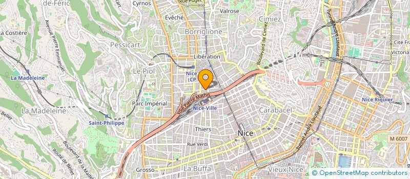localisation de l'entreprise SARL RESTO BAGANDA à NICE