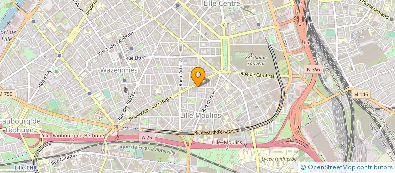 localisation de l'entreprise SARL RESTO PLUS  LILLE