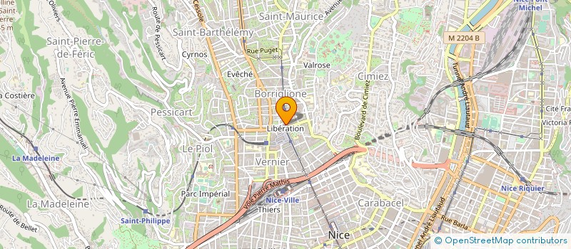 localisation de l'entreprise SARL RESTO PRESTO à NICE