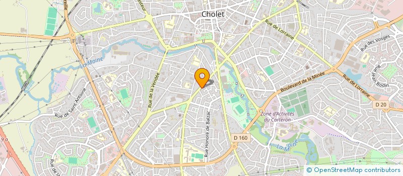 localisation de l'entreprise SARL RESTO SERVICES à CHOLET