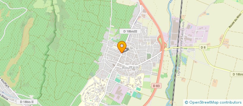 localisation de l'entreprise SARL RESTODEV  ROUFFACH