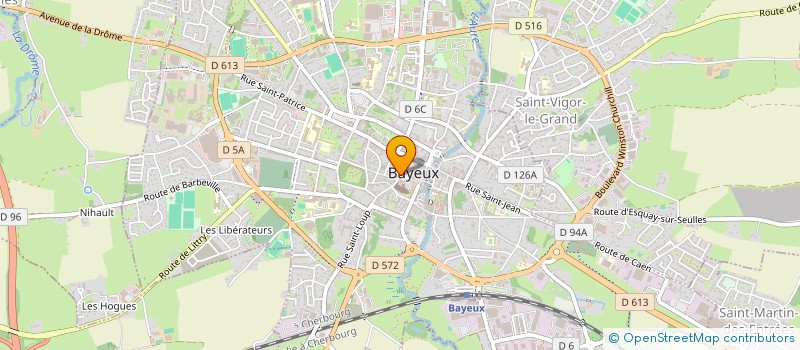 localisation de l'entreprise SARL RESTOPIER  BAYEUX