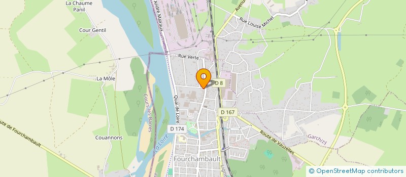 localisation de l'entreprise SARL RESTRUCT ENTREPRISES  FOURCHAMBAULT