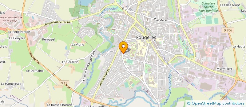 localisation de l'entreprise SARL RETAIL  FOUGERES