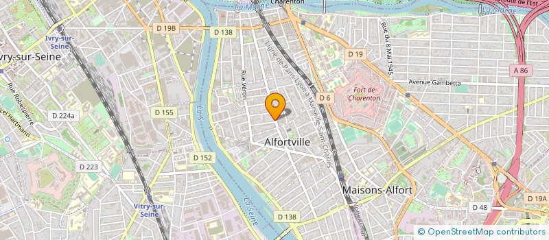 localisation de l'entreprise SARL RETOUCHES COUTURE à ALFORTVILLE