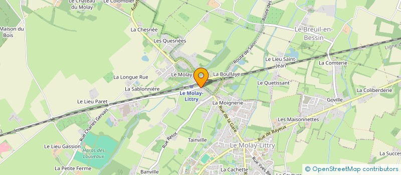 localisation de l'entreprise SARL RETOUT à LE MOLAY-LITTRY