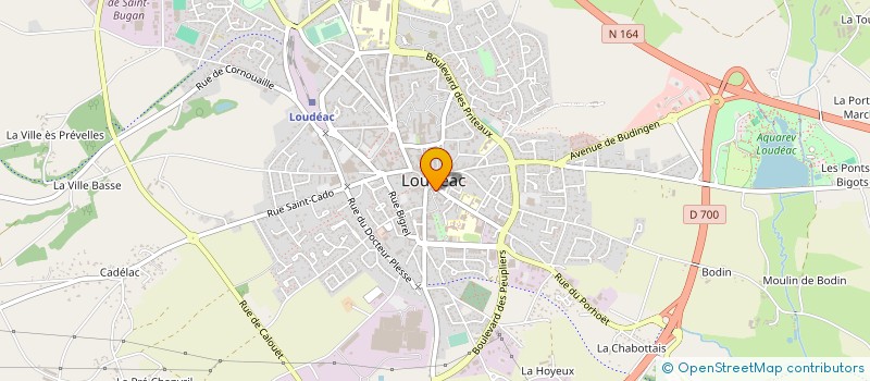 localisation de l'entreprise SARL RETZ VIDEO DIFFUSION à LOUDEAC