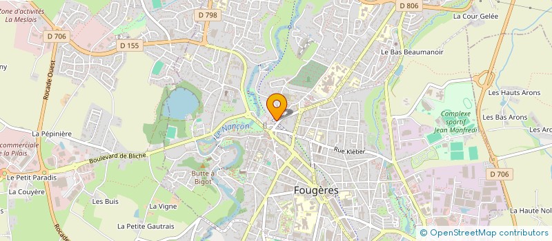 localisation de l'entreprise SARL REUZEAUBERT  FOUGERES