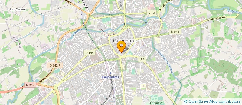 localisation de l'entreprise SARL REVALIGNE  CARPENTRAS
