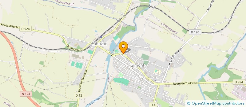 localisation de l'entreprise SARL REVE 90 à GIMONT