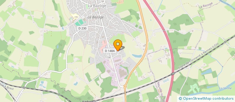 localisation de l'entreprise SARL REVE EMERAUDE  LA BAZOGE