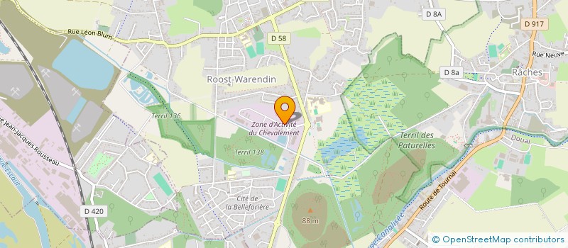 localisation de l'entreprise SARL REVE ET BOIS  ROOST-WARENDIN