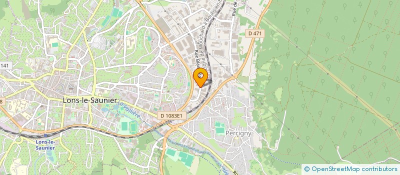 localisation de l'entreprise SARL REVERMONT à LONS-LE-SAUNIER
