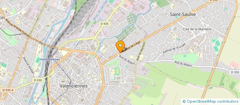 localisation de l'entreprise SARL REVES EN COULEURS à VALENCIENNES