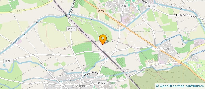 localisation de l'entreprise SARL REVETTECH à ALLEINS