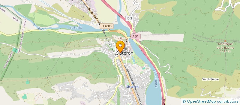 localisation de l'entreprise SARL REY ET PROUVENT à SISTERON
