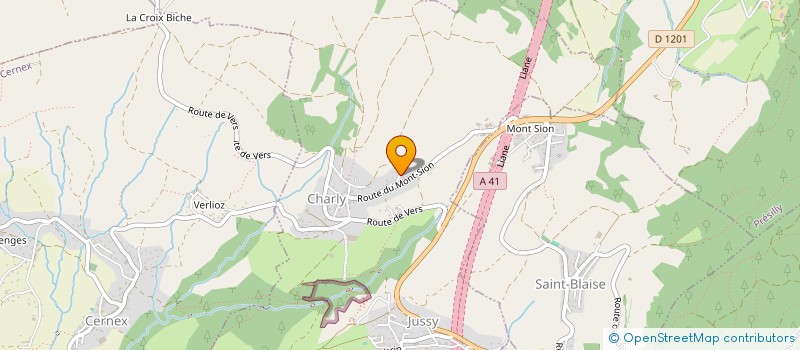 localisation de l'entreprise SARL REY PERE ET FILS à SAINT-BLAISE