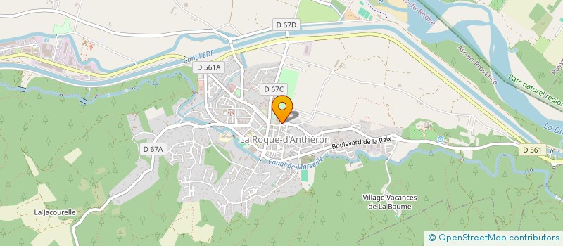 localisation de l'entreprise SARL REYNAUD  LA ROQUE-D'ANTHERON