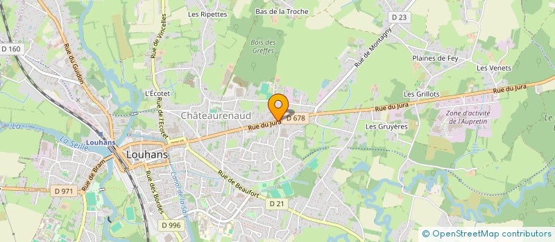 localisation de l'entreprise SARL REYNAUD LOCATION à LOUHANS