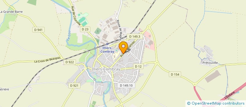 localisation de l'entreprise SARL RF AUTO à ILLIERS-COMBRAY